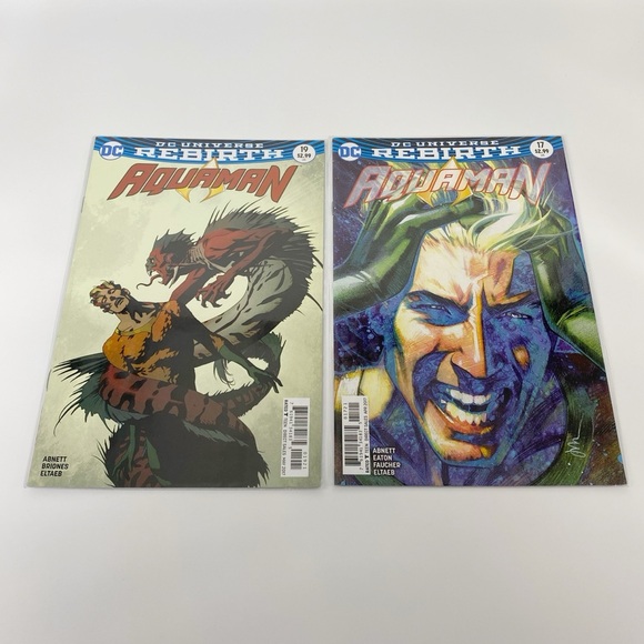 AQUAMAN DC REBIRTH Comic Books (6) - Picture 6 of 9